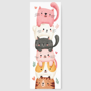 Cute Cat Bookmark – “Purr-fect Place to Paws”