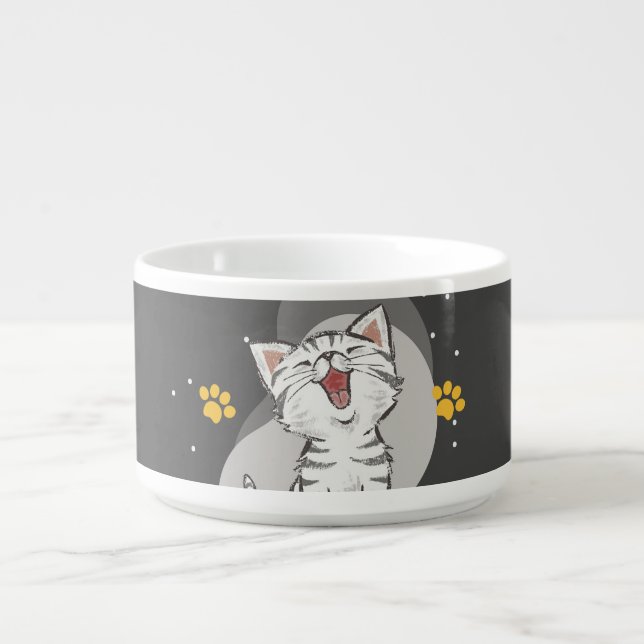 CUTE CAT BOWL (Center)