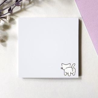 Cute Cat But Post-it Notes