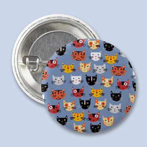 Cute Cat Button