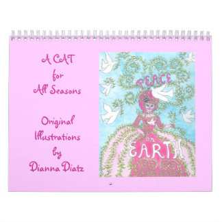 Cute Cat Calendar 2014 - "A Cat for All Seasons"