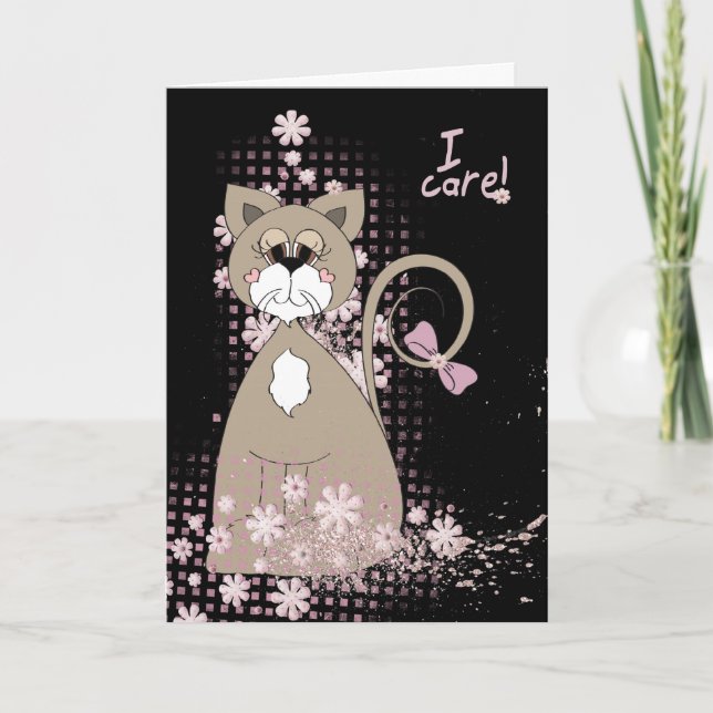 Cute  Cat Card (Front)