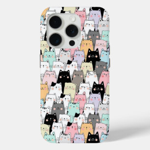 CUTE CAT iPhone 15 PRO CASE