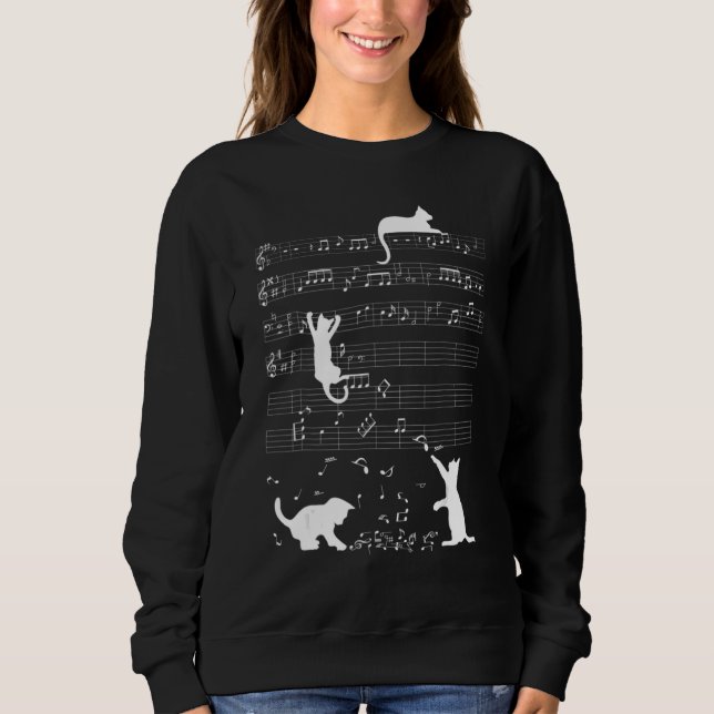 Cute Cat Cat Cat Sweatshirt (Front)