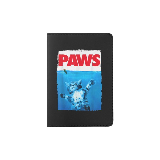 Cute Cat Cat Lover Passport Holder (Front)