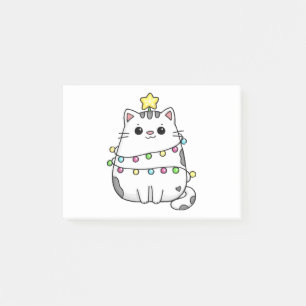Cute Cat Christmas design Post-it Notes