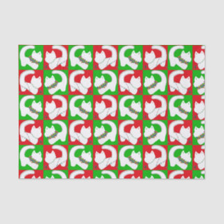 Cute cat Christmas lights tissue paper