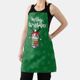 Cute Cat Christmas Stocking stuffers Galore Apron
