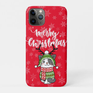 Cute Cat Christmas Stocking stuffers Galore iPhone 11 Pro Case