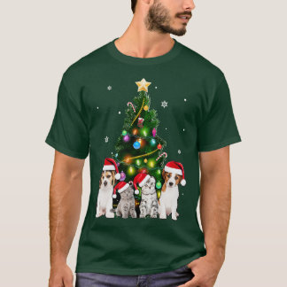 Cute Cat Christmas Tree Cat Lover Xmas Pets Women  T-Shirt