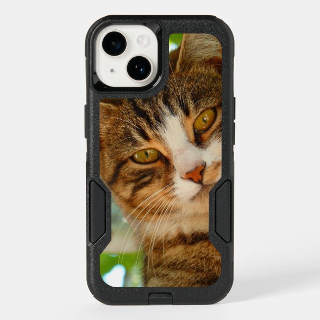 Cute Cat Climbing a Tree Otterbox iPhone Case (Back)