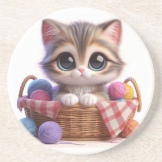 Cute Cat Coaster