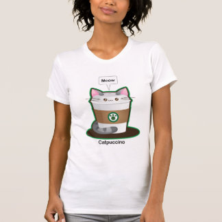 Cute Cat Coffee T-Shirt