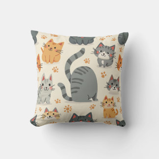cute cat cushion