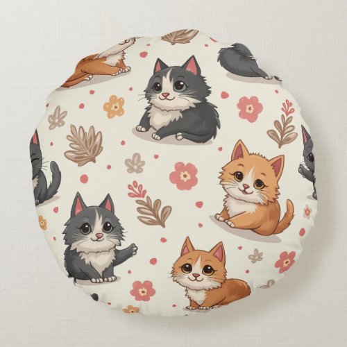 Cute cat cushion pillow