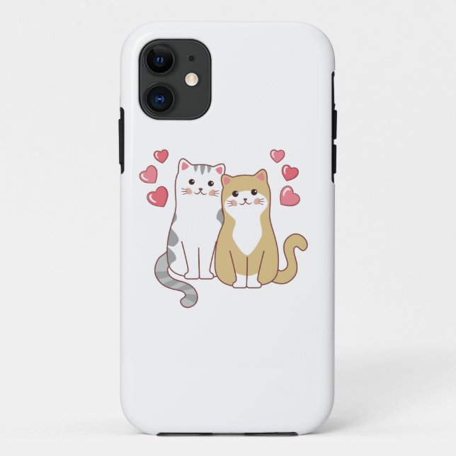 Cute Cat Design Accessories Case-Mate iPhone Case (Back)