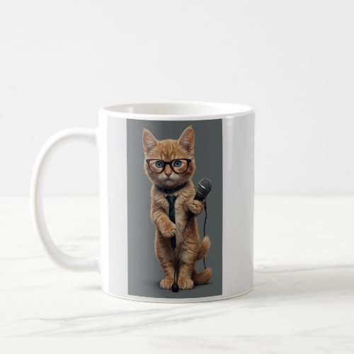 Cute cat design mug