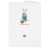 Cute Cat & Dog Bunnies Cards (Back)