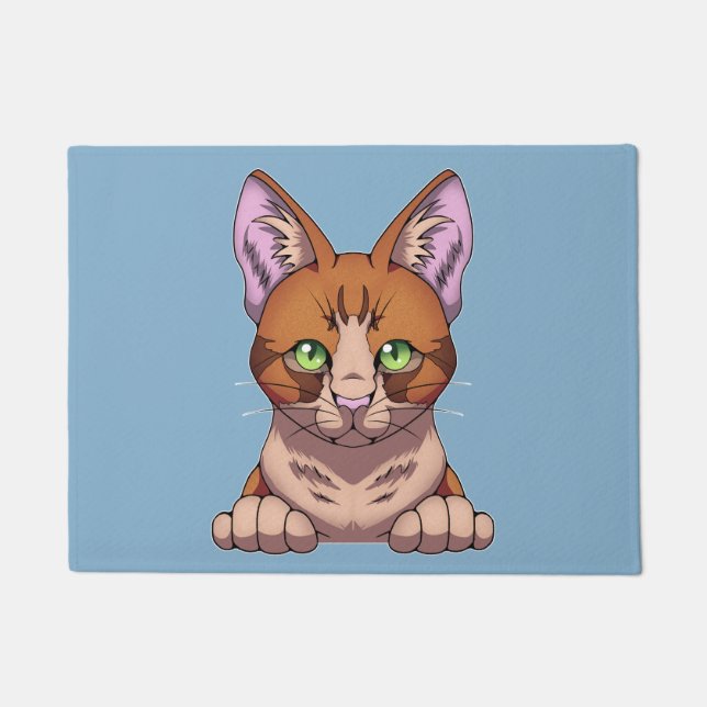 Cute Cat Doormat (Front)