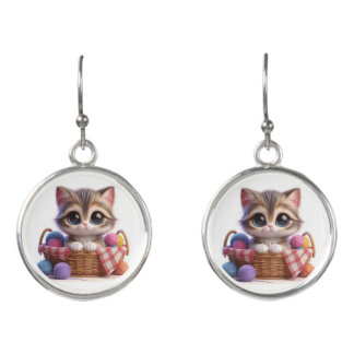 cute cat earrings
