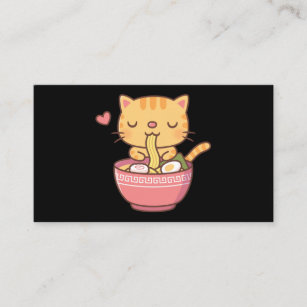 Cute Cat Eating Spaghetti Johannes Vermeer Style M Enclosure Card