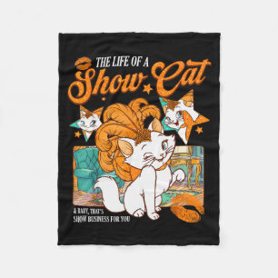 Cute Cat Era Life Of Showcat Cat Lover Country Mus Fleece Blanket