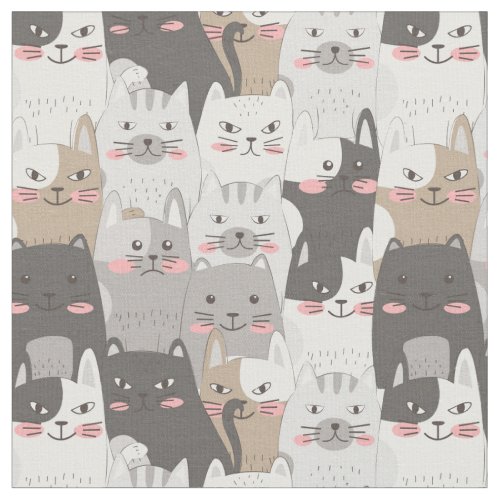 Cute Cat Fabric