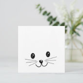 Cute Cat Face. (Standing Front)