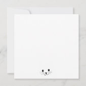 Cute Cat Face. (Back)