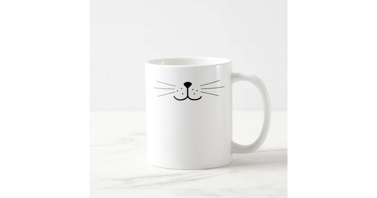 Cute Cat Face Coffee Mug | Zazzle