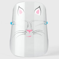 Cute Cat Face Face Shield