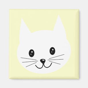Cute Cat Face. Magnet