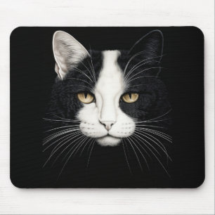 Cute Cat Face Mouse Pad