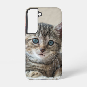 Cute Cat Face Samsung Galaxy S22 Case