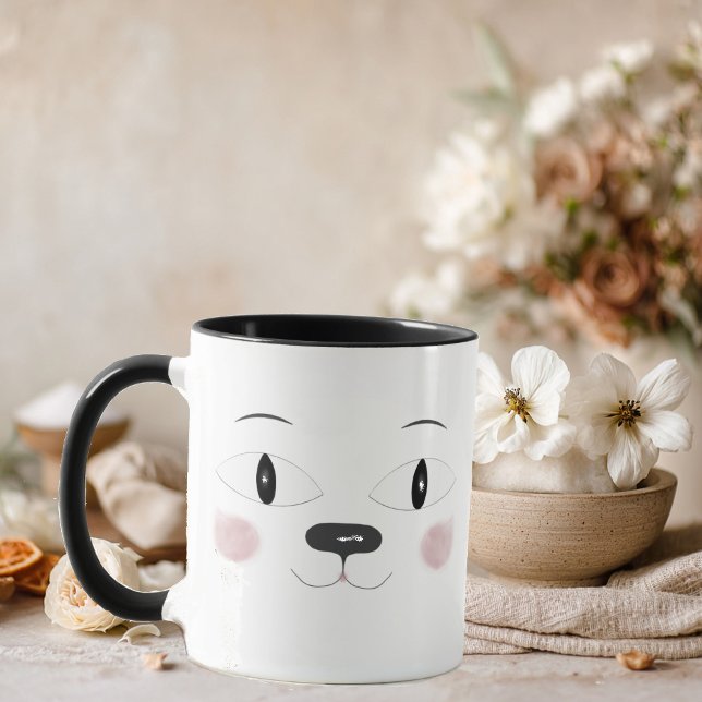 cute cat face, sly eyes mug (Creator Uploaded)