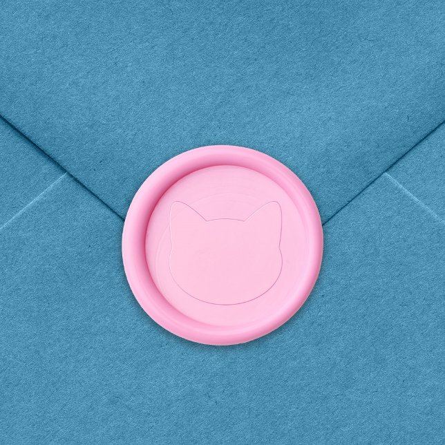 Cute Cat Face Wax Seal Stamp (Creator Uploaded)