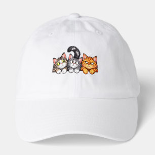 Cute Cat Family – Adorable Cats Lover Baseball Cap