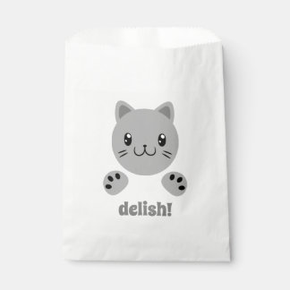Cute Cat Favor Bag