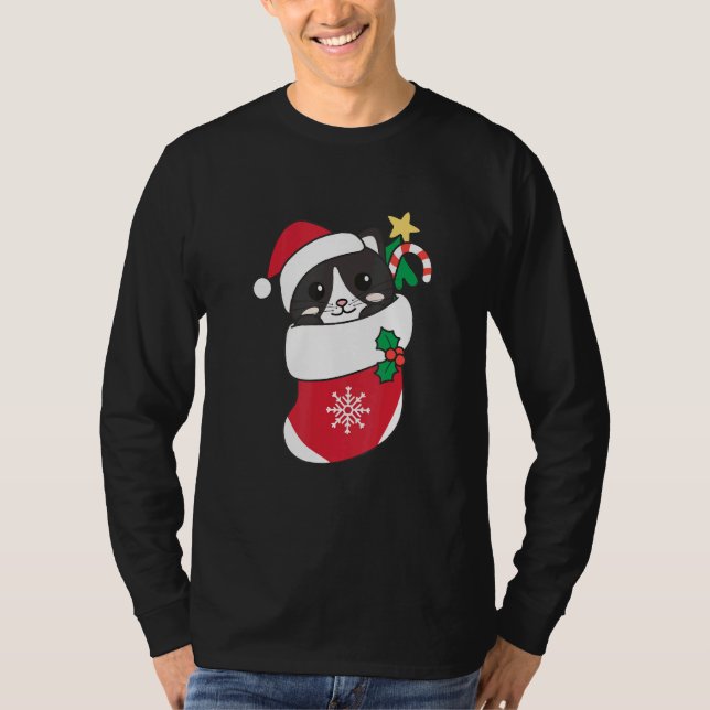 Cute Cat For Christmas Cat 4 T-Shirt (Front)