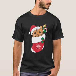 Cute Cat For Christmas Cat T-Shirt