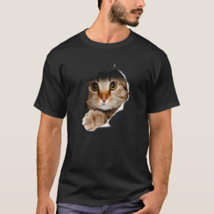 Cute Cat For Kittens  Colorful Kitty Adoption T-Shirt