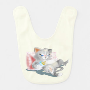 Cute Cat Funny Baby Bib
