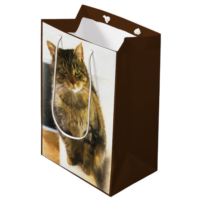 Cute Cat Gift Bag (Front Angled)