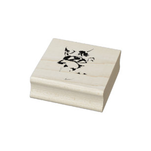 Cute Cat Gift for Kitten Lovers Colorful Art Kitty Rubber Stamp
