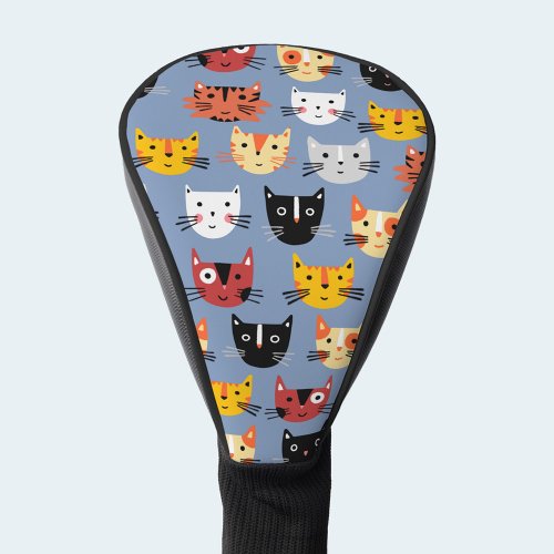 Cute Cat Golf Head Cover