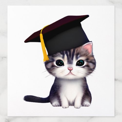 Cute Cat Graduation Day is a significant milestone Envelope Liner