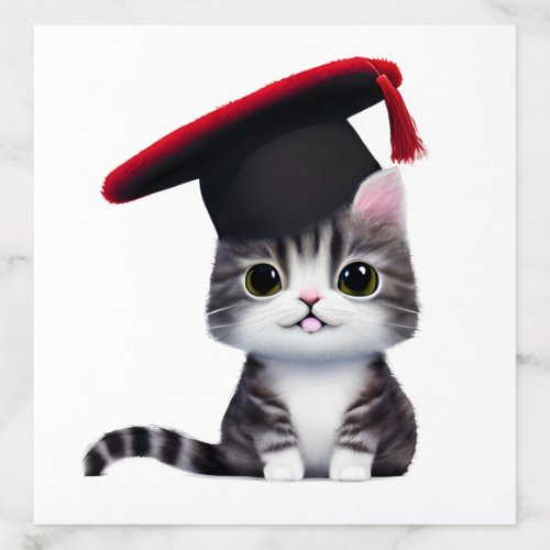 Cute Cat Graduation Day is a significant milestone Envelope Liner