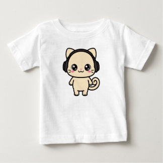 Cute Cat Graphic Custom T-Shirt | Personalized