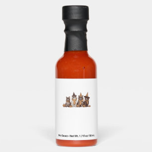 Cute Cat Halloween Kitty Halloween Animal Pet Men Hot Sauces