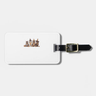 Cute Cat Halloween Kitty Halloween Animal Pet Men  Luggage Tag